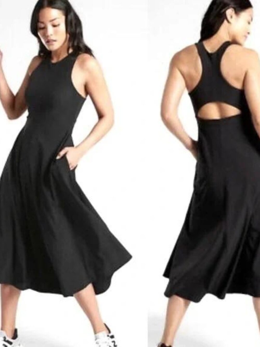 Athleta Winona midi support dress size XS
